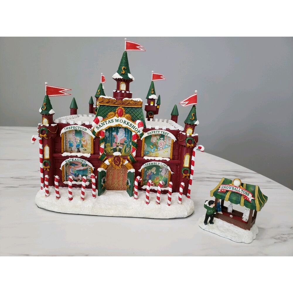 Hawthorne Village Santa's Workshop Fun House Christmas Carnival 2004 (91339) HTF - Picture 10 of 10